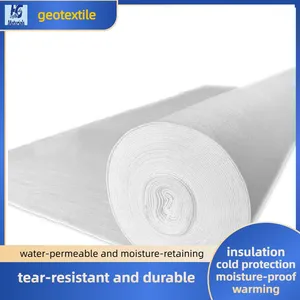 UV Resistant Short Fiber Geotextile Erosion Control Soil Filter For Highway Slope thumbnail-1