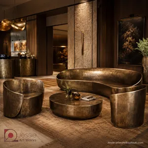 Custom Brass Bar Counter Furniture thumbnail-5