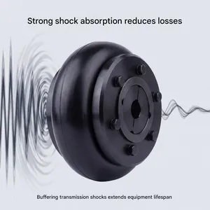 Flexible Taper Sleeve Tyre Coupling for Pump Motor and Cast Iron Shafts thumbnail-5