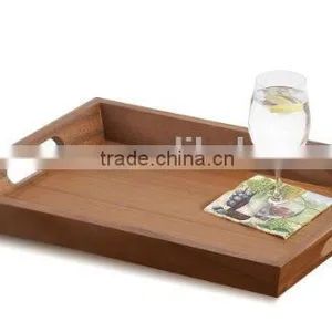 Natural Pine Wooden Serving Tray Wholesale thumbnail-1