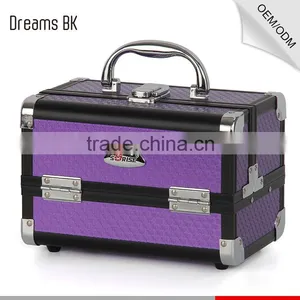 Elegant Makeup Artist Train Case Travel Makeup Case thumbnail-2