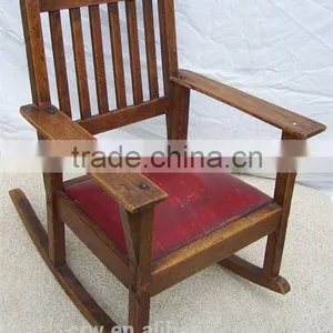 RCH-4296 Vintage Childrens Oak Rocking Chair Quality Choice thumbnail-1