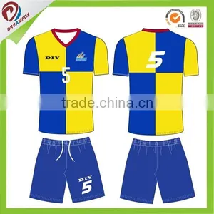 2015 New Style Custom Sublimation High Quality Black Green Soccer Jersey Wholesale thumbnail-5