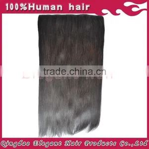 Peruvian Hair New Arrival Wholesale Price Indian Human Hair 100g Remy Clip in Hair Extension thumbnail-6