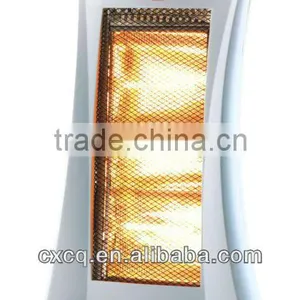 3heating 1200W CE/GS/ROHS Safety Tip Over Swtich Wide Angle Oscillating Function Electric Heater Halogen Heater for Home thumbnail-1