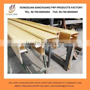 Pultruded Special Fiberglass Profile For Widely Application As Support Beam thumbnail-1