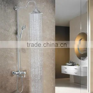 Gold Plated Luxury Design Rainfall Bathroom Shower Mixer SM007B thumbnail-2