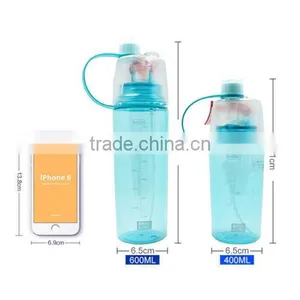 Sport Drinking and Misting Spray Water Bottle, Outdoor Sport Drinking, BPA thumbnail-2