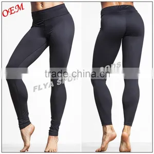 Wholesale Custom High Quality 73% Polyester 27% Spandex Yoga Leggings Dry Fit High Waist Workout Yoga Pants for Women Quality Choice thumbnail-1