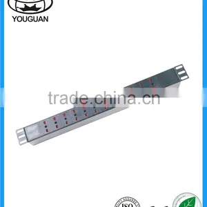 19" 1U Italy Type 12 Ways Overlength PDU thumbnail-1
