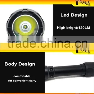 (120288) 2015 Portable Aluminum Alloy 2*AA Led Flashlight Torch Quality Choice thumbnail-3