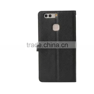 Original With Card Slot MMT Litchi Grain Wallet Leather Flip Case for Huawei P9 Plus Photo Frame Holder Leather PU Case thumbnail-3