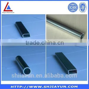 Square Round Tube,rectangle Tube, h Shape I Shape L Shape u Shape Aluminium Profiles With Heat Transfer Paper of Wooden Grain thumbnail-6