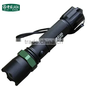 LED Strong Light Torch Flashlight Rechargealbe Fulgurite With Lifesaving Hammer thumbnail-1