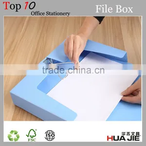 A4 PP Poly File Box With Name Card Holder thumbnail-4