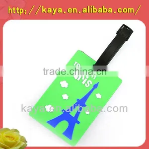 Personalized Promotional Gift 3d Silicon Luggage Tag thumbnail-1