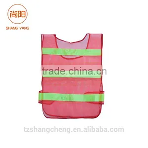 Warning Reflective Red Traffic Safety Vest thumbnail-1