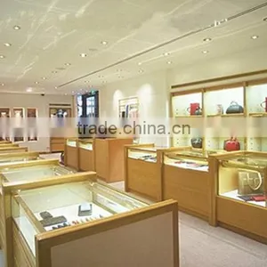 Shopping Mall Advertising POP Wooden Display Rack Sheft Make in China Factory thumbnail-2