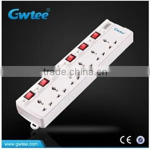 4-way Universal Extension Socket With Cable,power Board Outlet thumbnail-3