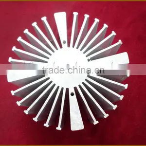 Customized Round Extrusion Aluminum Heat Sink thumbnail-4