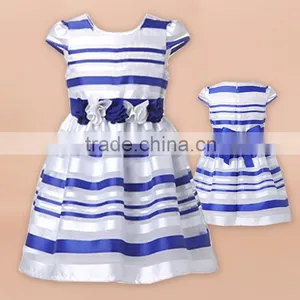NEW!China Supplier Wholesale Girl Dress Cotton Long Glass Strass Dress thumbnail-6