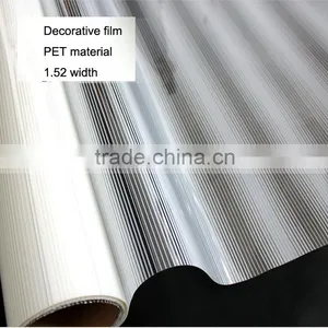 Promotional Shutter Gradation Pattern Decorative Film for Home,office Platform Glass Door and Window ,privacy Decorative Film thumbnail-1
