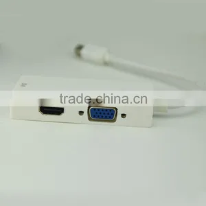 Manufactory Price Male Mini dp to Female Hdmi Dvi Vga Adapter With Pva Jacket thumbnail-6