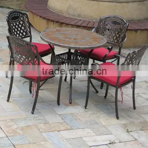 Outdoor Garden Patio Metal Marble Stone Provence Furniture thumbnail-6