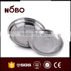 Wholesale Delicacy Stainless Steel With Decorative Design Plate thumbnail-1
