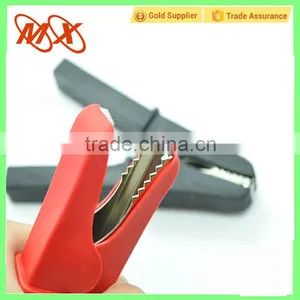Red or Blake High Quality Algator Clip Battery Clalimp With Rubber Insulator thumbnail-4