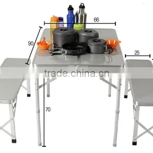 Aluminum Outdoor Furniture Camping Table and Chair Folding Table thumbnail-1