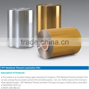 PET Metallized Golden & Silver Eva Coated Pet Hot Thermal Lamination Film thumbnail-4