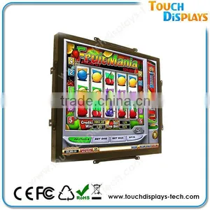 19 Inchopen Frame IR Touch Screen Lcd Monitor With Bezel for POG / WMS Gaming Machine thumbnail-1