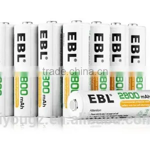 Wholesale EBL 4 Pack 1500 Cycle 800mAh AAA Ni-MH Rechargeable Batteries AAA thumbnail-3