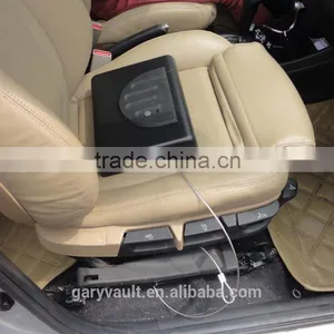 Wholesale- MS500 Micro Vault Biometric Fingerprint Handgun Pistol Small Car Security Storage Steel Safe Box / Gun Vault thumbnail-5