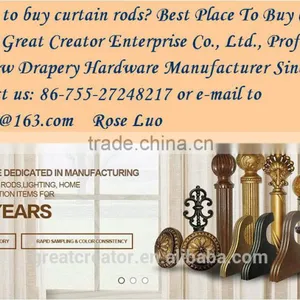 High Quality Wooden Curtain Rod Made In China thumbnail-4