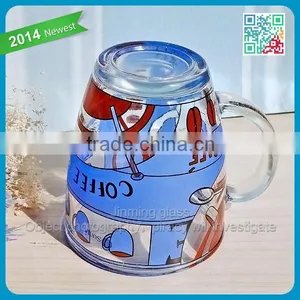 Manufacture Glassware Beautiful Pattern Coffee Mugs thumbnail-5