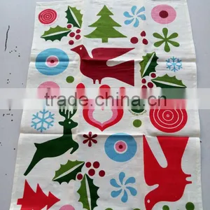 Kitchen Linen Tea Towel for Promotion and Giftkitchen Printed Tea Towel for Home Decoration Grenada Design thumbnail-3