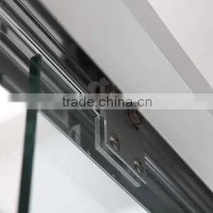 Tempered Glass Sliding Enclosed Portable Shower Cabin (KD6004) thumbnail-3