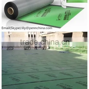 Apple Green HDPE Self-adhesive Bitumen Waterproof Membrane for Building Roofing/underground/bridge /tunnel/pool/parking thumbnail-4