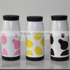 Cartoon Stainless Steel Vacuum Office Cup and Straw for Wholesale thumbnail-1