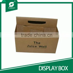 CHINA FACTORY SUPPLIER CUSTOM MADE BROWN PAPER DISPLAY BEER BOX SIX WINE BOTTLES HOLDERS thumbnail-4