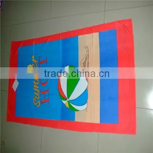 Soft Hand Feeling Printed Beach Towel thumbnail-1