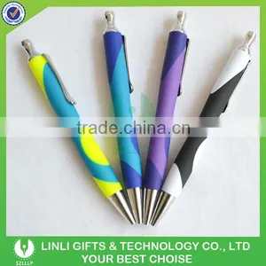 2016 Plastic Rubber Coated Promotional Pen thumbnail-4