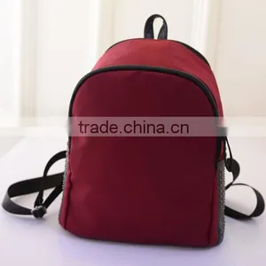 Fashion Rivet Decorate Nylon Backpack China Factory thumbnail-1