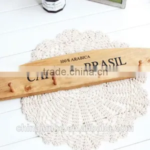 Hot Sale Clothes Hanger Hook Wooden Hanger Hook Children Clothes Wall Hanger thumbnail-3