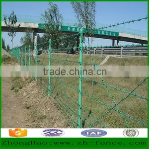 Hot Dipped Galvanized PVC Coated High Quality Barbed Wire Fence thumbnail-6