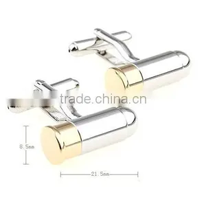 Bullet Cufflink, Bullet Point Cufflinks, Bullet Shaped Cufflinks thumbnail-1