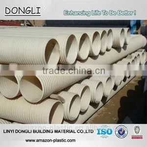 Plastic Pvc-u Corrugated Pipe Non Pressure Drainage Pipe 200mm 300mm thumbnail-2