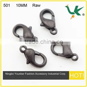 High-Grade 10mm Alloy Jewellry Lobster Clasp,Jewellry Clasps,Findings Clasps For Jewelry Making, Model 501 thumbnail-1